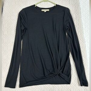 LOFT Women's Black Long Sleeve Tee